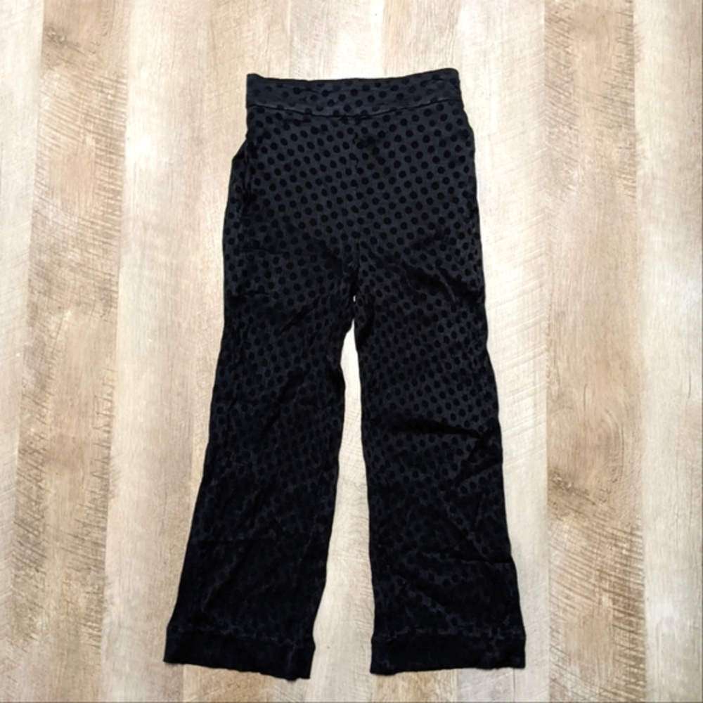 Madewell Black Flared Pull On Pants Size XXS